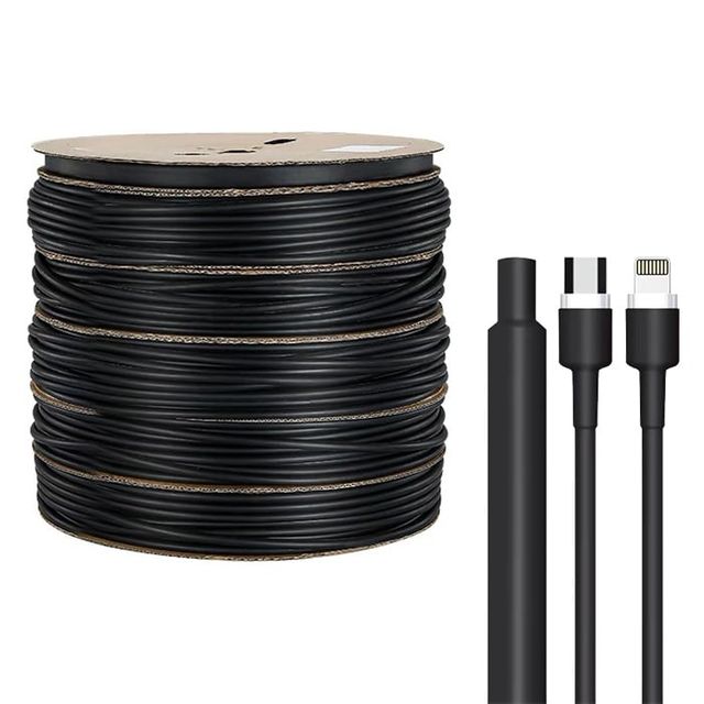 케이블 보호필름 전선 정리 열 숙축튜브 슬리브 2mm