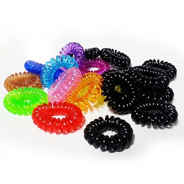 [ 스프링 헤어밴드 20개 ] 머리끈 머리밴드 스프링밴드 손목줄 코일밴드