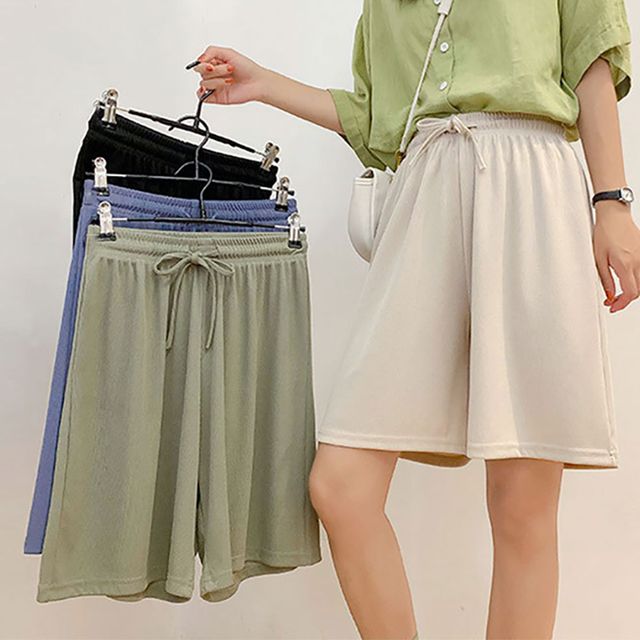 여름 4부 플리츠 반바지 4color LM-0654