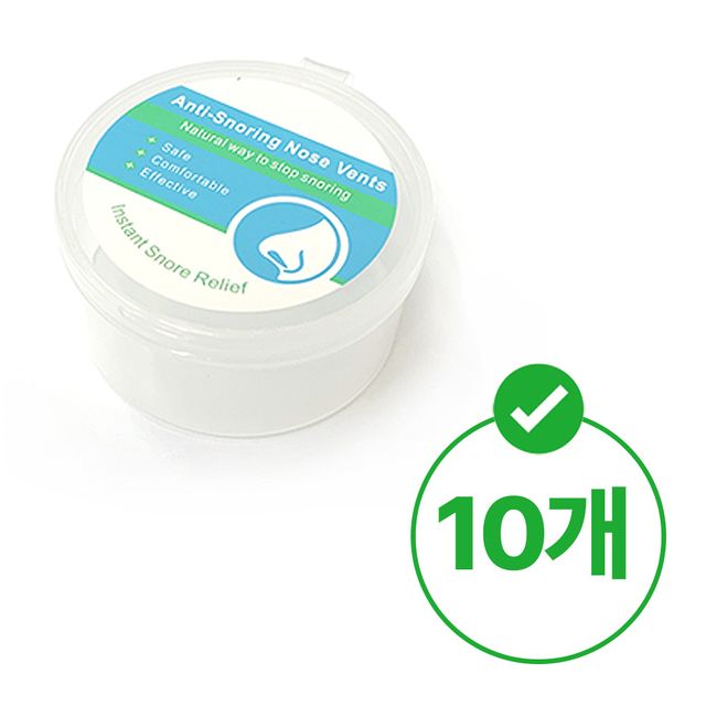 바른코잠 편안한잠 도움이 잠자리배려 콧구멍 10개