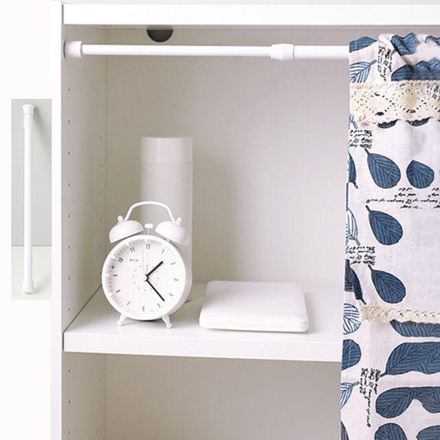 욕실수납 물빠짐 신축가능 봉걸이 다용도 봉30-50cm