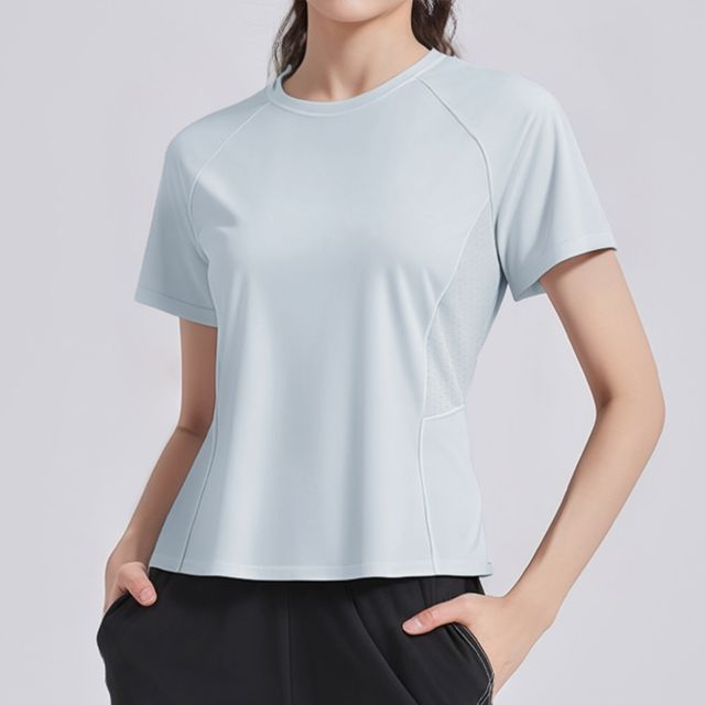 슬림 메쉬 스포츠 반팔 티셔츠 OSM-1007055