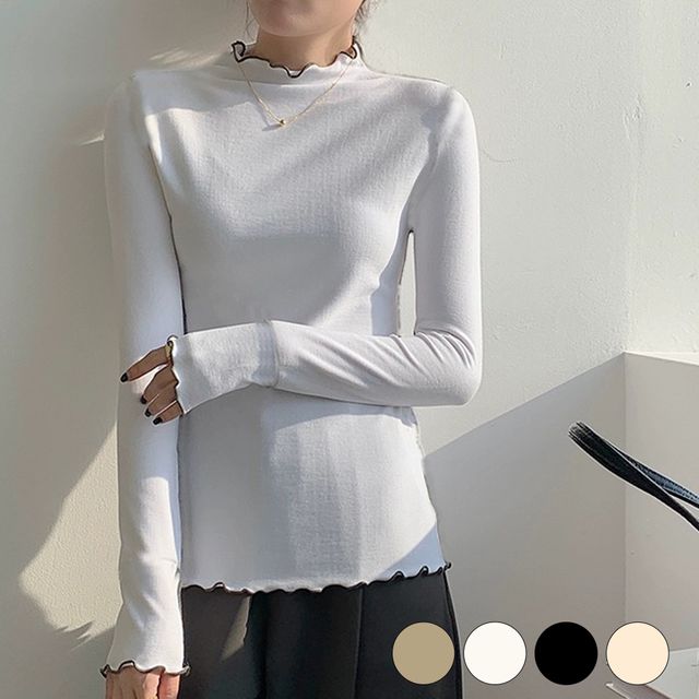 물결 디자인 약기모 티셔츠 URD-403