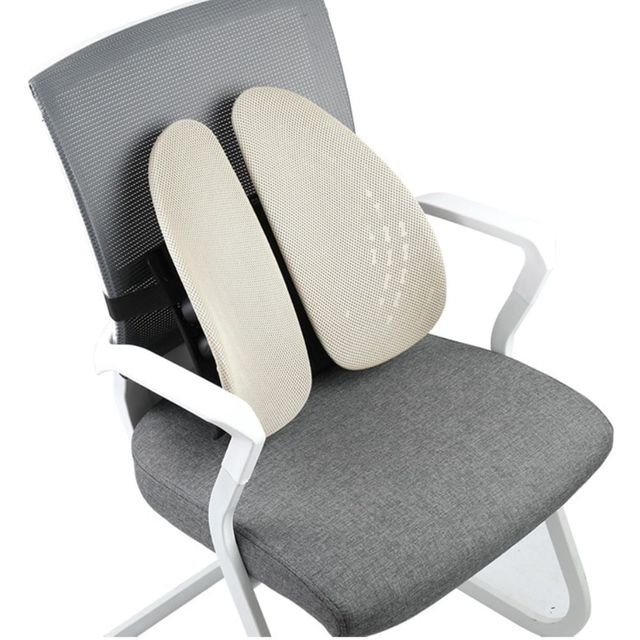 사무실 메쉬 허리쿠션 다용도 의자 등받이 쿠션