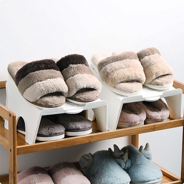 슬리퍼 정리대 신발 수납 랙 신발선반