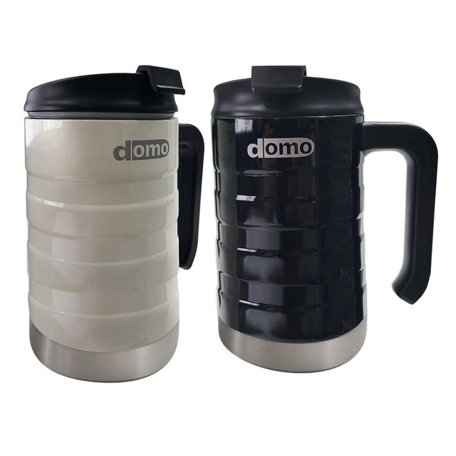 도모 손잡이 이중진공 스텐 머그컵 텀블러 470ml
