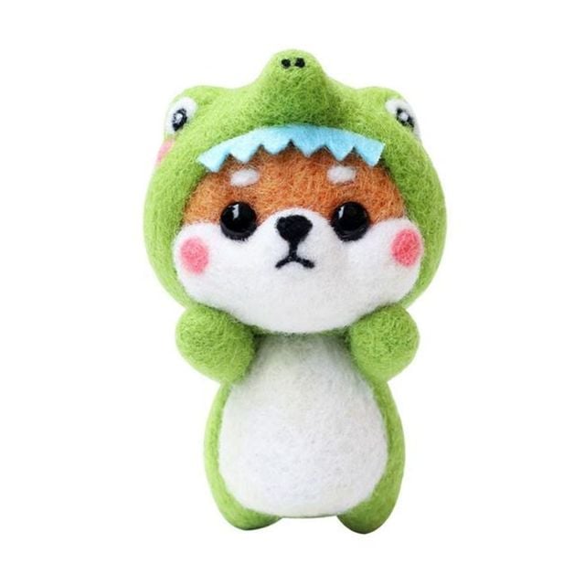 DIY 사바견 양모펠트 흔들인형 가방걸이 10종 세트