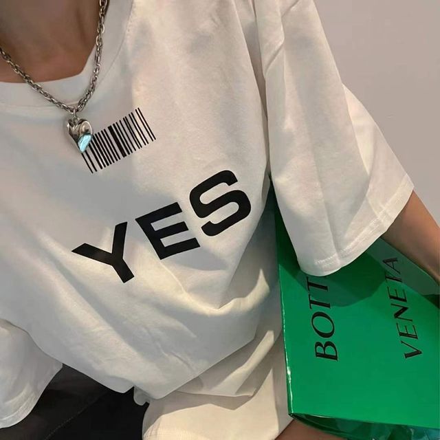 YES 여성 반팔 박스 티셔츠 BI-A200460