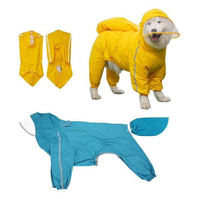 대형견 우비 외출 레인코트 바람막이 애견비옷 10XL