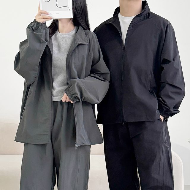 남녀공용 러슬 하프넥 집업 SD-1003638