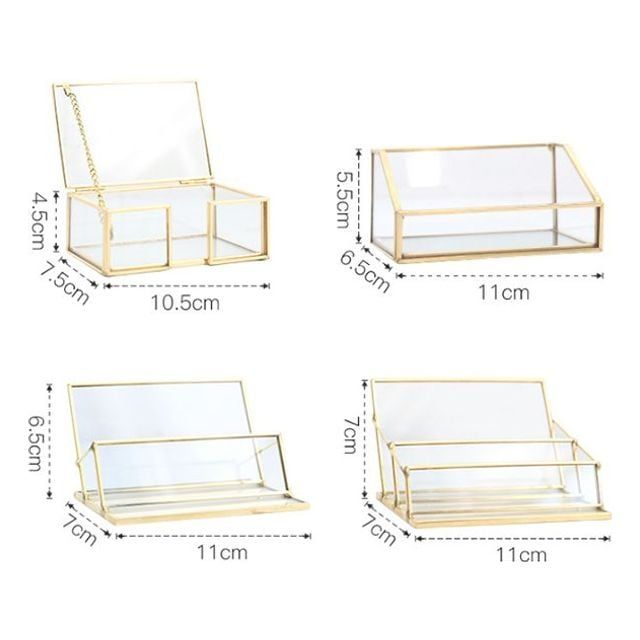 세련된 메탈 명함꽂이 고급 명함집 메모지 홀더