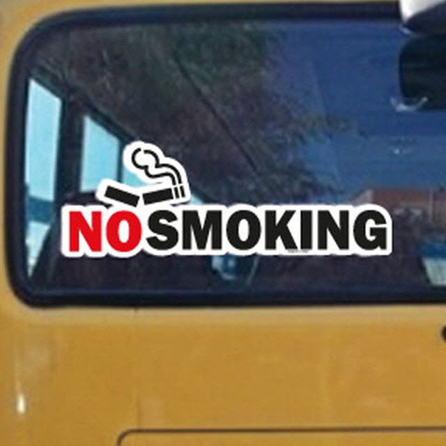 [ 금연알림스티커 중형 233x83 ] 금연스티커 노스모킹 금연판 금연안내판 금지안내