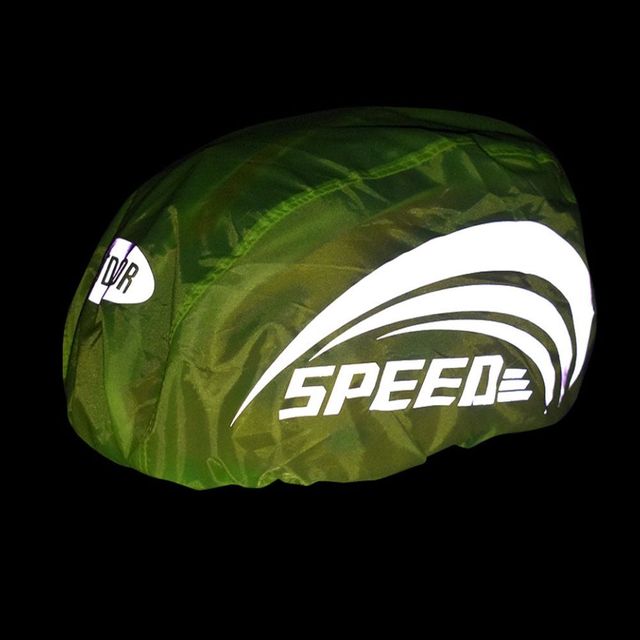 방수 반사 자전거 헬멧 커버 형광 그린 방풍용