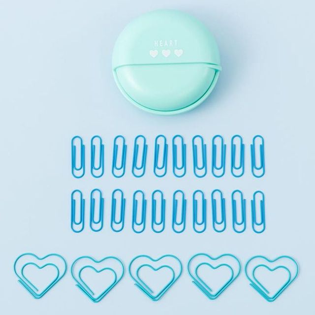 다채로운 컬러 페이퍼클립 세트 25pcs 사무용품