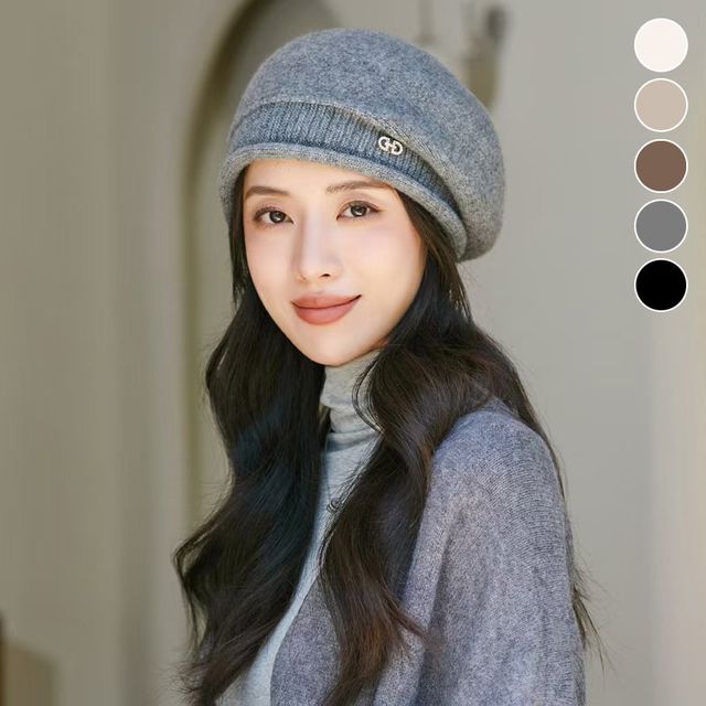 고급 장식 니트 베레모 EL-1004797