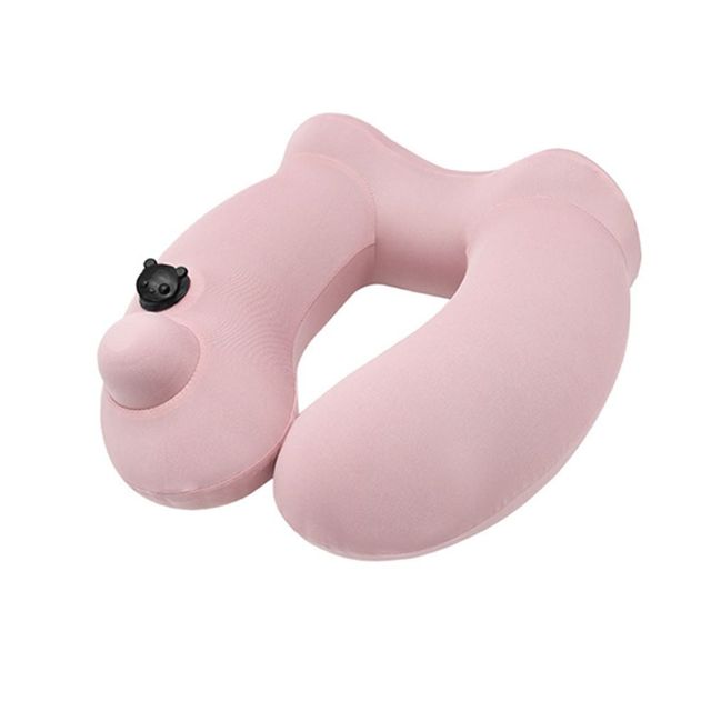 휴대용 여행 에어 펌프 목베개 낮잠용 베개