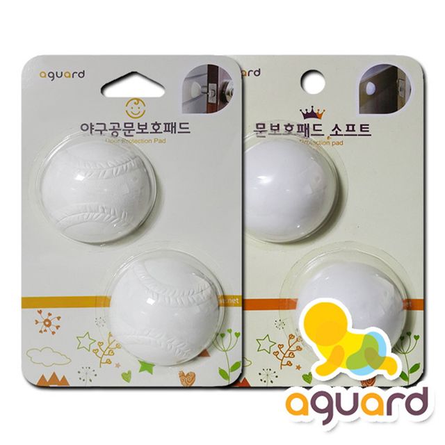 아가드 충격방지 도어쿠션 야구공 반구 문보호패