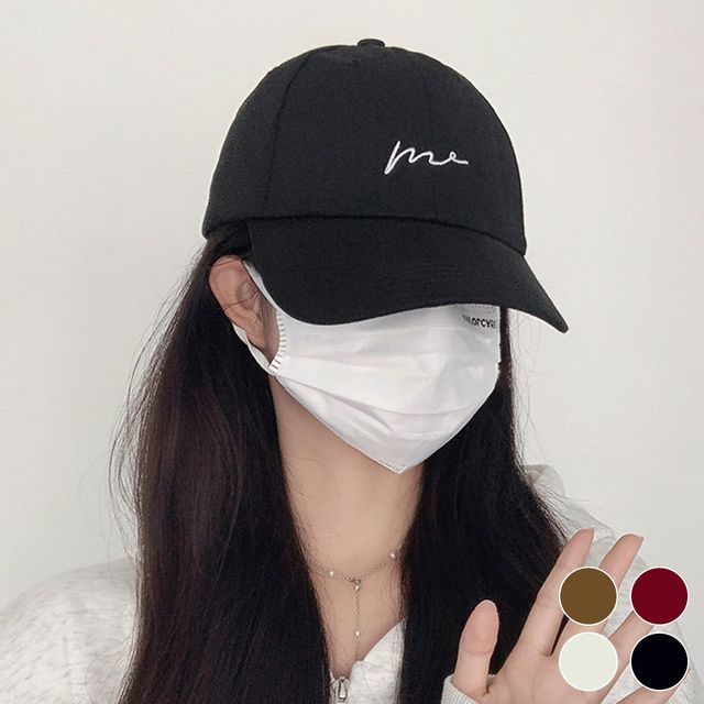 남여공용 영문 레터링 면 볼캡 모자 URD-1004038