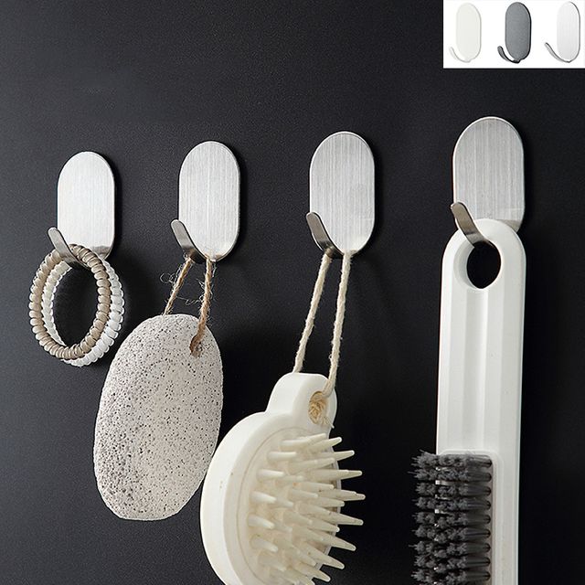 욕실 후크걸이 10p 소품 행거 다용도 주방 무타공