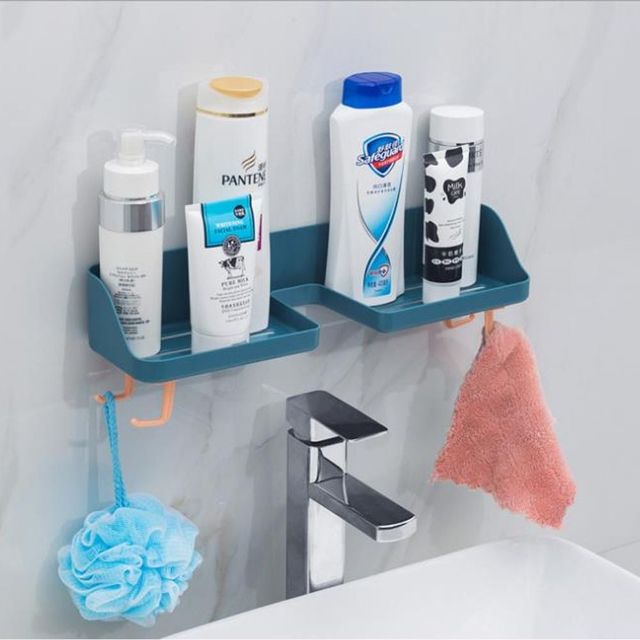 키밍 무타공 욕실 수납 선반 세면대 후크걸이