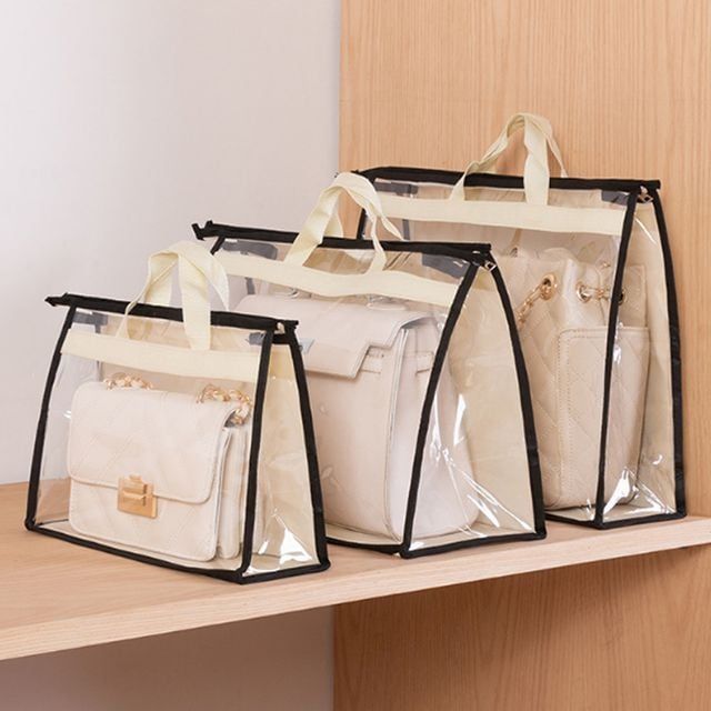 키밍 투명 지퍼형 다용도 정리 수납 가방 보관함