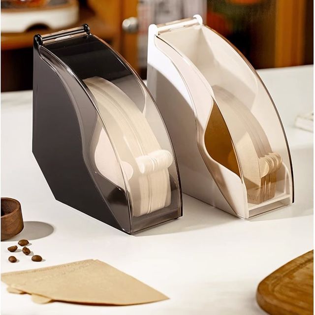 커피 여과지 디스펜서 홀더 거름종이 꽂이 보관함