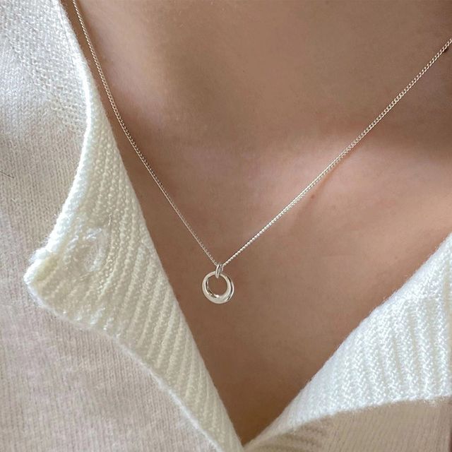 원형 링 펜던트 목걸이 LM-0357