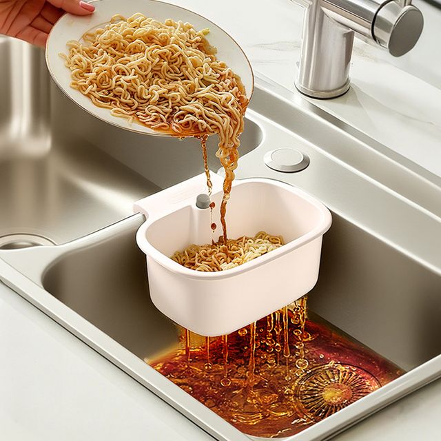 장만A783 싱크대 음식물 쓰레기 거름망통 개수대 물빠짐망 개폐식 간이채망