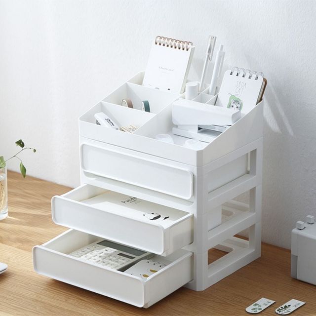 정리 정돈 미니 서류함 책상 수납함 효율적인 공간 활용