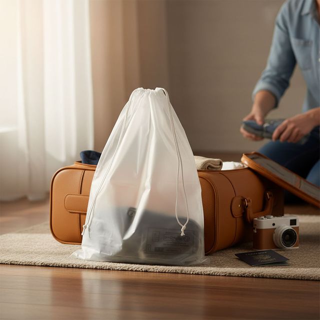 반투명 여행용 수납 파우치 30x40cm 10P LM-1007098