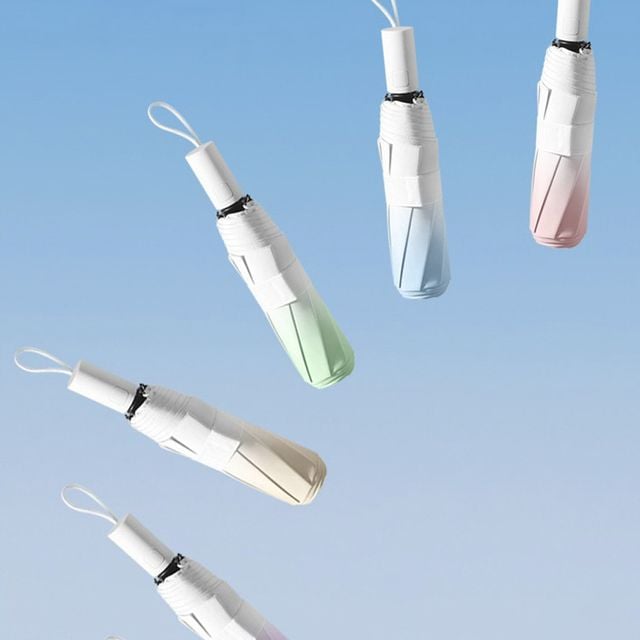 파스텔 3단 자동 우산 양산 자외선차단 접이식 양우산