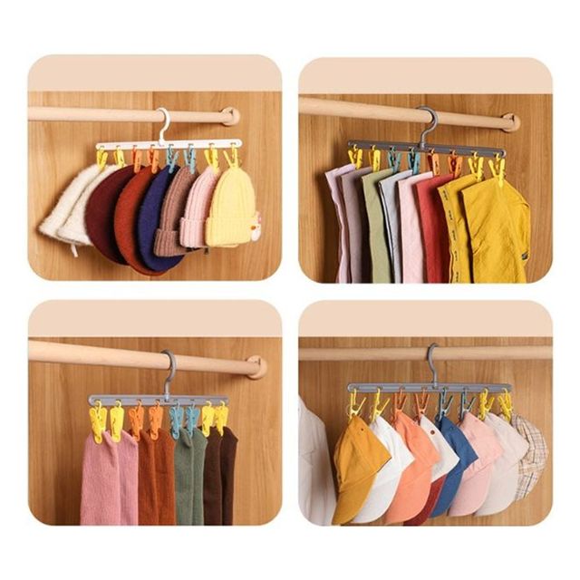 키밍 정리 정돈 양말걸이 스냅백 모자걸이 세트 3개입