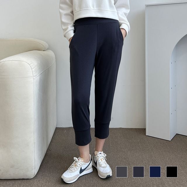 뉴아 무지 8부 배기 팬츠 SD-0576A