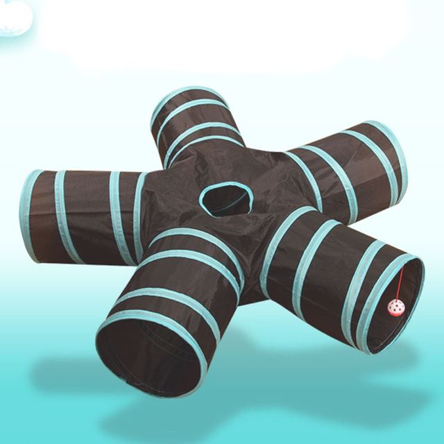 애완동물 터널 장난감 고양이 전용 5방향 캣 놀이터