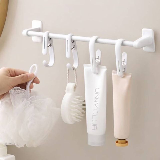 다용도 후크 집게 10개 주방 욕실 행거 수납 고정 클립 소품걸이
