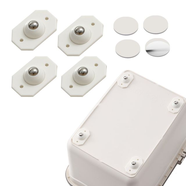 장만A683 붙이는 미니롤러 볼바퀴 4P DIY 이동가구 만들기 이동화분 대차바퀴