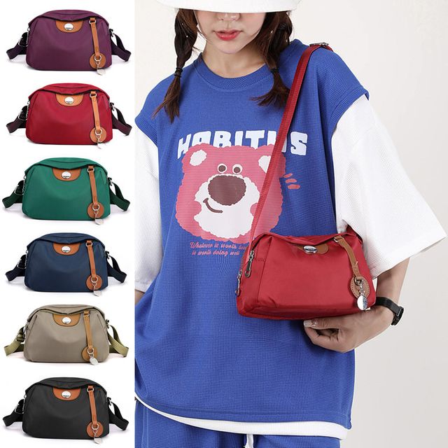 패브릭 레이어 미니 크로스백 ELG-072