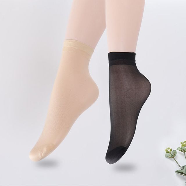 20개 1묶음 4컬러 발목 스타킹 사계절 스타킹 필수템