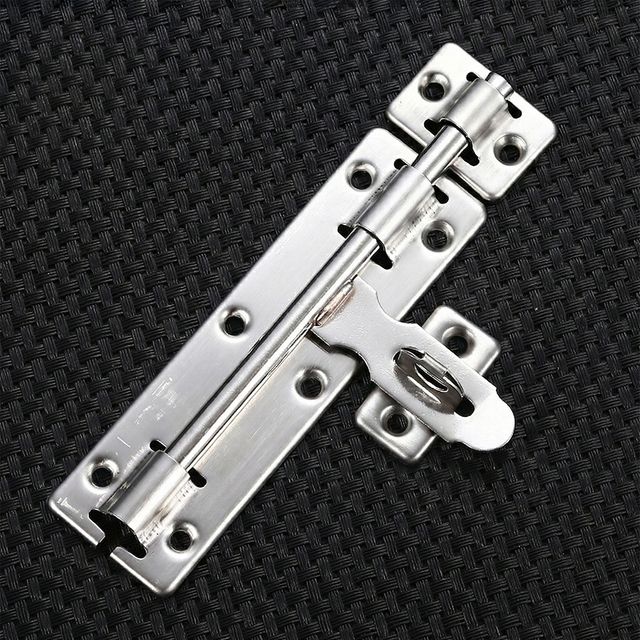 스텐 빗장 문고리 경첩 문 잠금 장치 걸이 8 나사포함