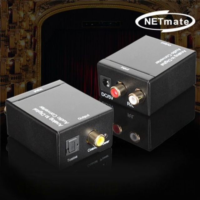 넷메이트 NMACT02 아날로그 to 디지털 오디오 컨버터