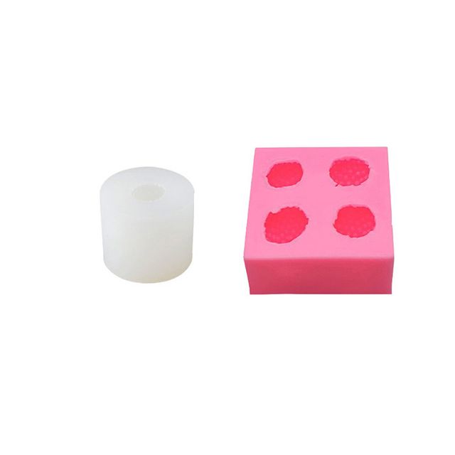 수제몰드 큰 딸기 1구 4구 실리콘 DIY 캔들