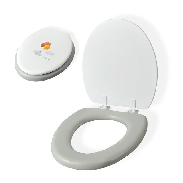삼정362 엘리펀트 변기커버 중 O형 간편설치 쿠션시트