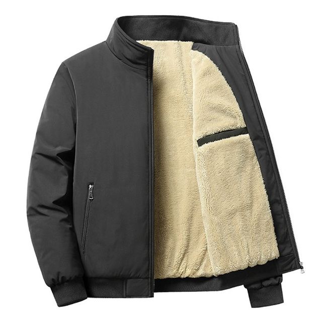 3컬러 스탠드카라 캐주얼 코튼자켓 무지점퍼 숏점퍼