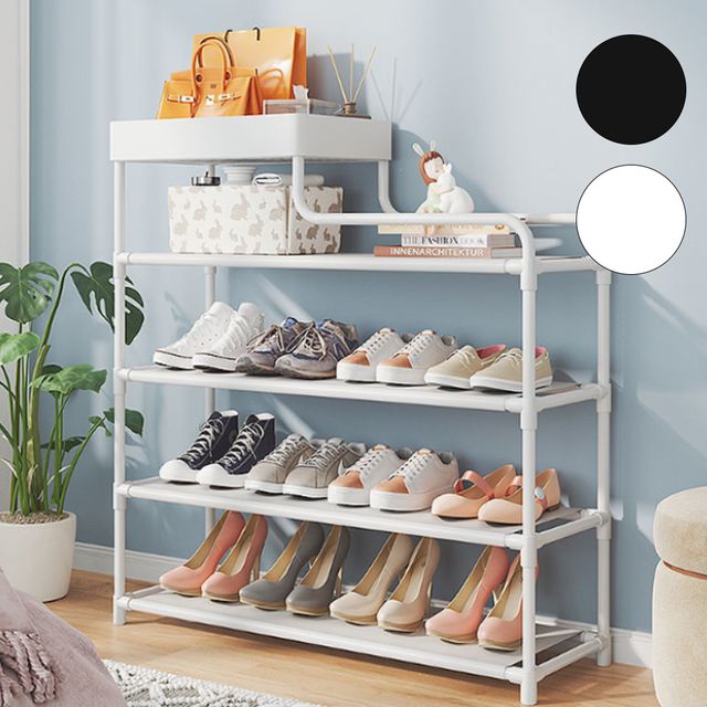 다용도 신발 정리대 틈새 수납 코너 선반 현관 사무실