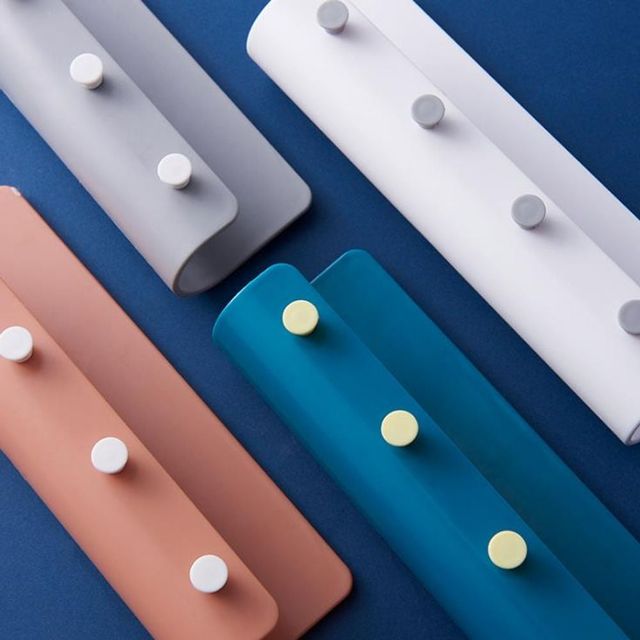 현관 키홀더 4고리 수납선반 키행거 걸이형 정리함