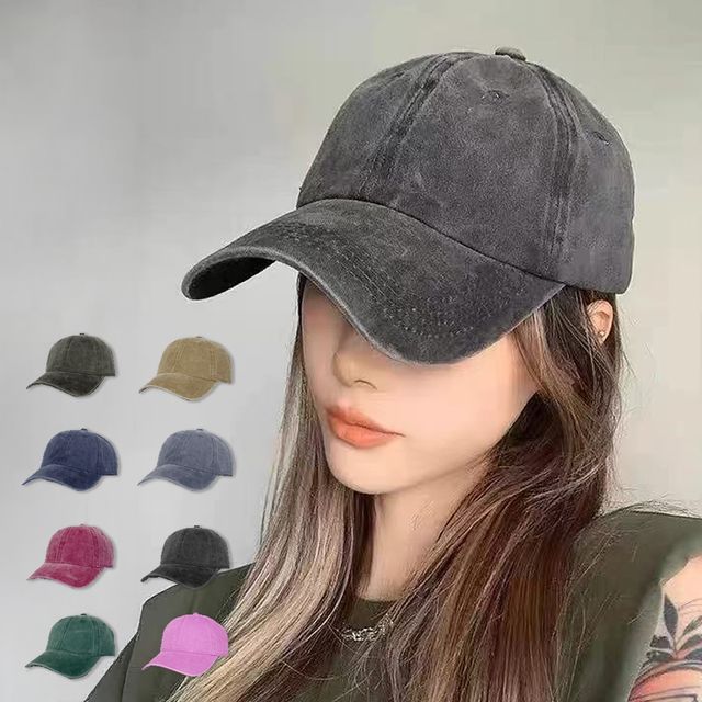 헤터 워싱 피그먼트 베이직 코튼 볼캡 SD-251207