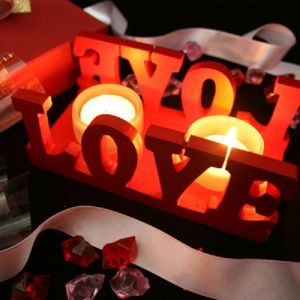 Love Candle Holder - 2p