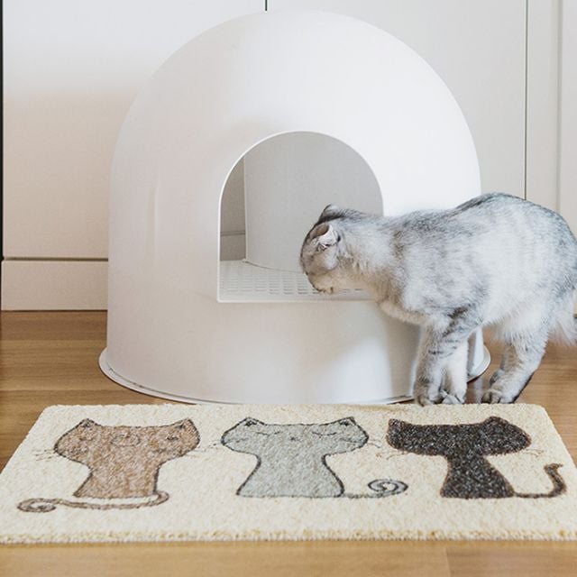 키밍 고양이 모래 매트 화장실 패드 스크래치