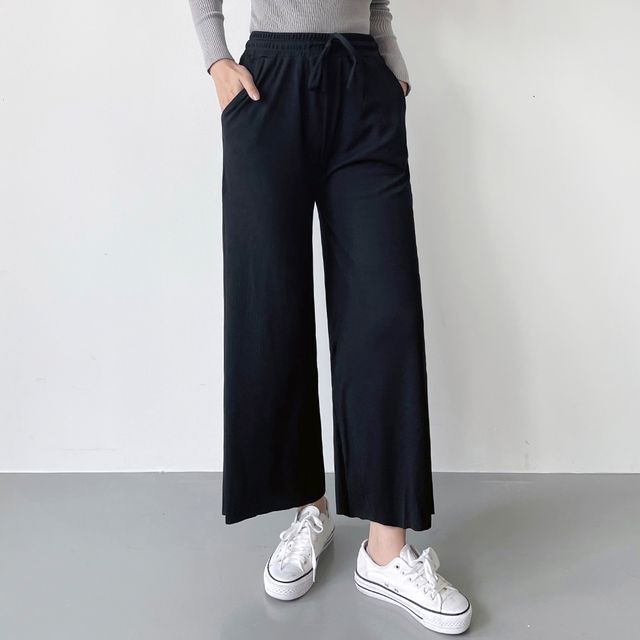 여성 모앙드 골지 세미와이드 팬츠 JB-1007280