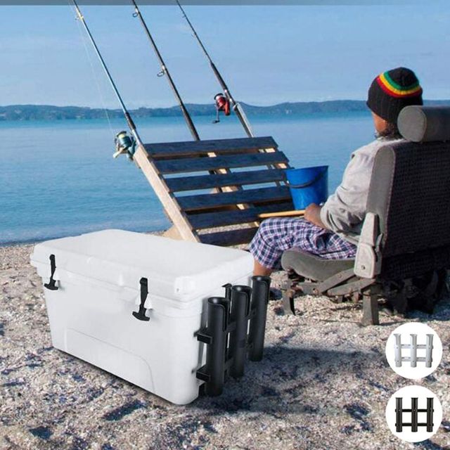 키밍 낚시대 거치대 3구 로드홀더 안전한 낚시걸이 보호용